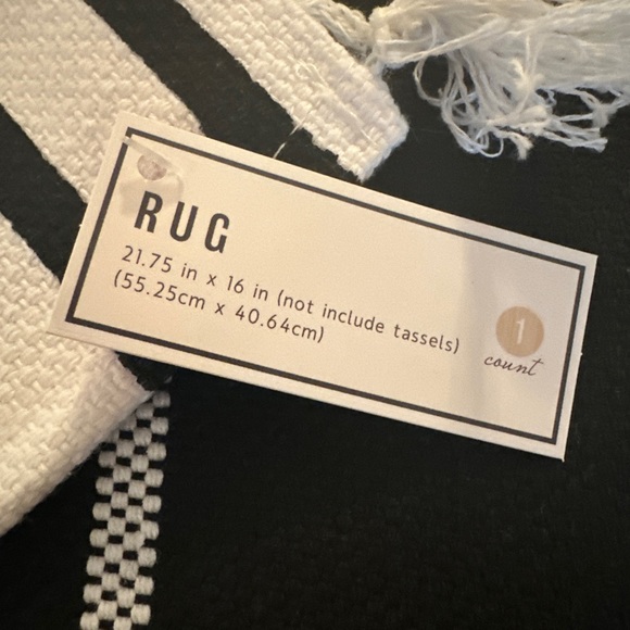 Set of 3 Target rugs new with tags. BRB at target, Laundry, striped throw rugs. - Picture 2 of 6